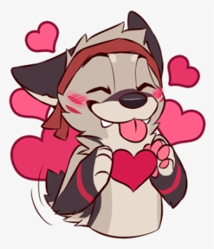 Commissioned Telegram Stickers - Furry Telegram Sticker #1002103
