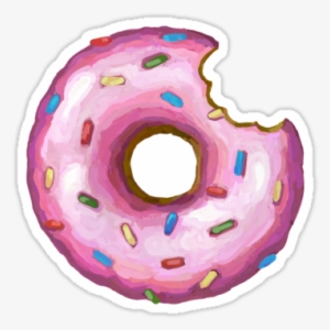 Google Search Donut Birthday Parties, Love Stickers, - Donut With A Bite Out #1002514