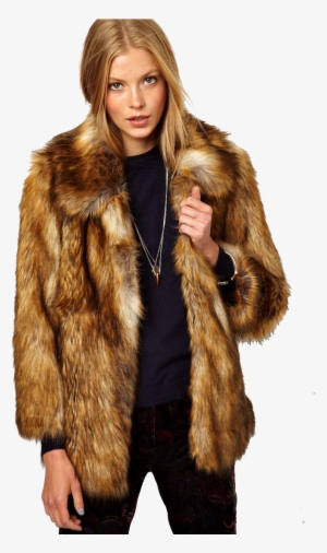 Faux Fur Coat Png Image - Topshop Ultimate Vintage Faux Fur #1002640