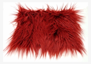 Maroon Luxury Shag Faux Fur - Red Fur Png #1002756
