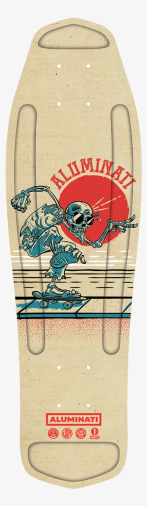 Aluminati Skating Skeleton Deck - Aluminium #1002981