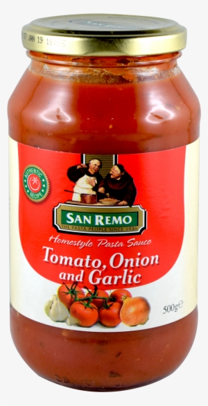 Graphic Library Download San Remo Tomato Onion Garlic - San Remo Pasta Sauce #1003190