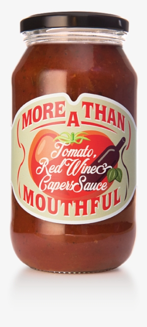 Tomato, Red Wine & Capers Sauce, The Red Wine Is Cooked - Glass Bottle #1003396