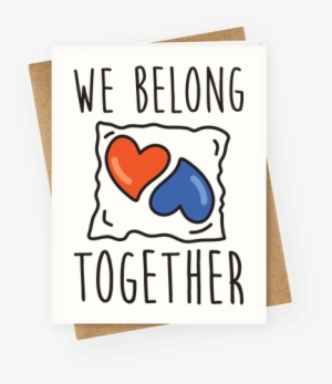 We Belong Together Tide Pod Greeting Card - Happy Mothers Day Friend Funny #1003654