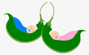 Two Peas In A Pod Clip Art At Clker - Peapods #1003736