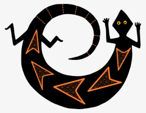 This Free Icons Png Design Of Mimbres Lizard #1004162