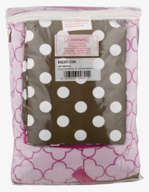 Bacati 4-pc Toddler Bedding Set Butterflies Pink/choc, - Child #1004667