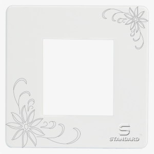 2 M Aster Cover Plate White Aster Ivy Modular Range - Sketch #1005139