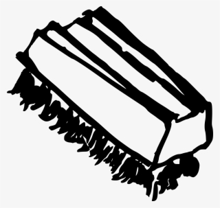Bathroom Brush Clipart, Vector Clip Art Online, Royalty - Brush Clip Art Black And White #1005275