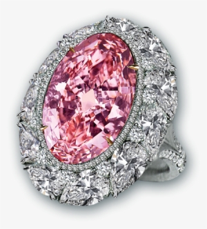 Pink Diamond Cocktail Ring - Ring #1005367