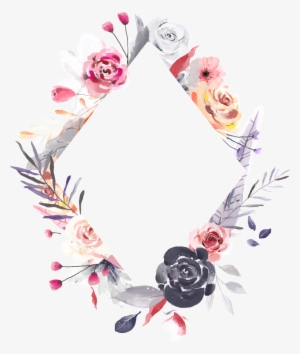 Diamond Rose Frame Png Transparent - Portable Network Graphics #1005466