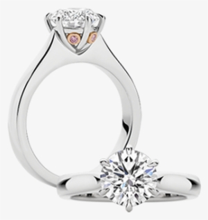 Platinum Argyle White And Pink Diamond Ring - Argyle Diamond Rings For Sale #1005700