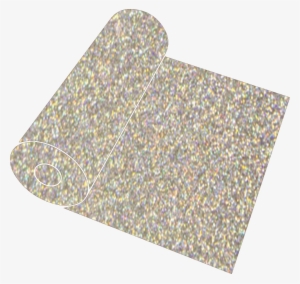 20" Silver Confetti Glitter Roll - Pattern #1005839