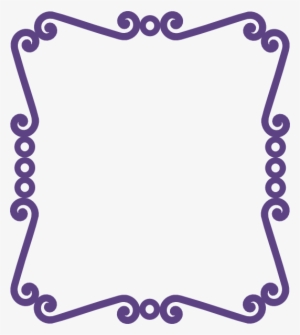 Svg Transparent Stock Purple Frame Clipart - Purple Vector Frame Png #1006001