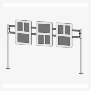 Bsi Zs Mf 1 Zspace Single Menu Frame, Modular, With - Zspace #1006206