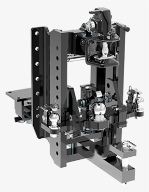 Trailer Hitch Kit With Slider Frame, Automatic Clevis, - Milling #1006210