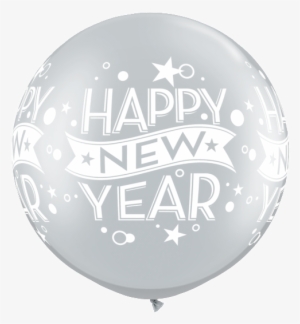 3ft Giant Balloons - Happy New Year Confetti Dots Giant Silver 30" Qualatex #1006262 3ft Giant Balloons - Happy New Year Confetti Dots Giant Silver 30" Qualatex #1006262