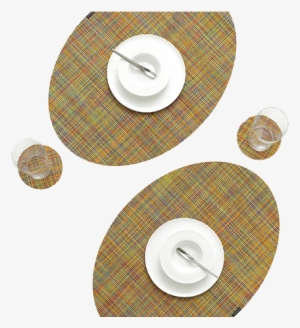 Table - Chilewich On Edge Minibasketweave 14.1x16.9 Confetti #1006513