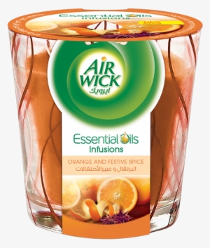 Orange & Festive Spice Scented Candle - Air Wick #1007283