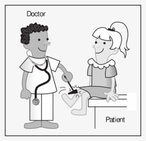 Reflexes, Human, Doctor, Patient, Medicine - Doctor And Patient Clipart #1007764