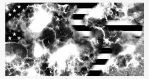 Patriotic Thin Red Line Firefighter Design - Monochrome #1008410