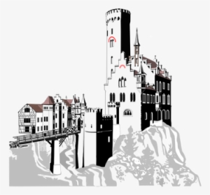 Lichtenstein Castle Vector Public Domain Vectors - Lichtenstein Castle #1008439