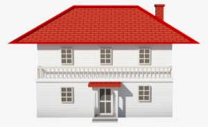 This Graphics Is Red Hd Hand Drawn Cartoon House Castle #1008954