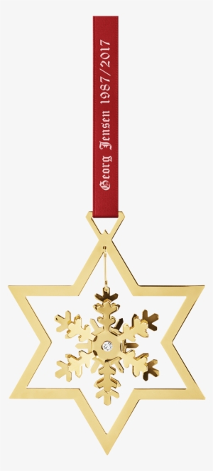 2017 Ornament Snowflake, Gold #1009319