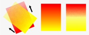 The Above Image Simulates A Red To Yellow Color Gradient - Graphic Design #1009645