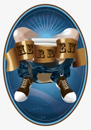 Restroom Sign For A Cocktailbar, Mixed And Separated - Illustration #10050367