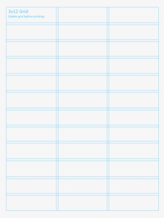 3×12- Grid - Colorfulness #10050404