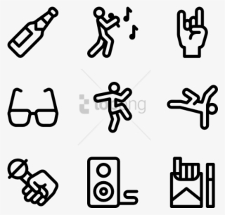 Free Png Hip Hop Icons - Rock And Roll Icon #10050952
