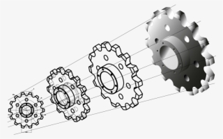 Production Drawing Gear - Gear And Sprocket Drawing #10050999