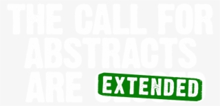 Call For Abstracts Extended Stamp - Liuks Tv #10058693