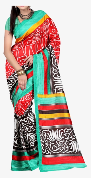 Fabfella Multi Silk Saree - Sari #10059560