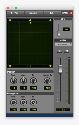 5 - - Pan 5.1 Pro Tools #10059711