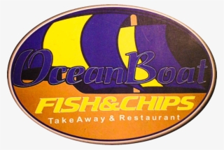 Ocean Boat Fish & Chips - Label #10062125