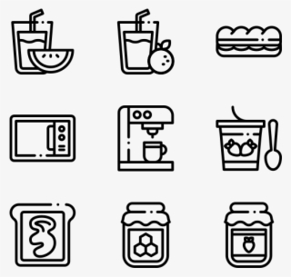 Breakfast - Mobile App Icon Vector #10062627