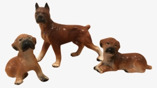 Vintage Boxer Dog Figurines - Boxer #10062945