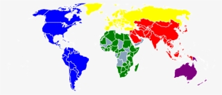 International Badminton Federation Member Nations - Taco Bell World Map #10065109
