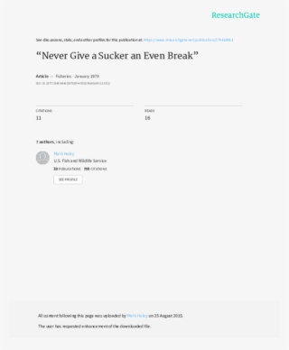 “never Give A Sucker An Even Break” - Template #10065663