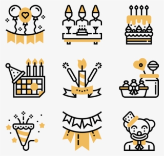 Birthday Party - Minerals Icons #10066115