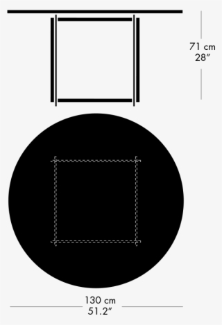 The Base Is Assembled Using 16 Black Hexagon Socket - Circle #10066358