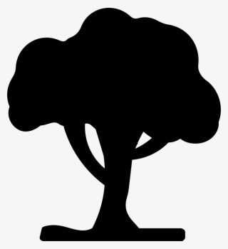Tree Black Silhouette Shape Comments - Icono Arbol Negro Png #10066793