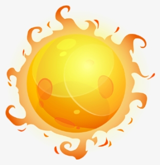 Planet Cartoon Combustion - Bola De Fuego Png #10067599