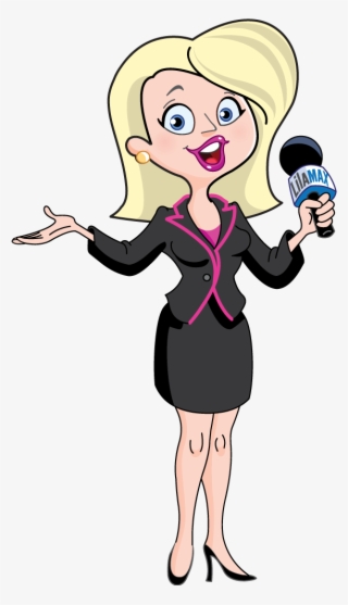 He Was Once Homeless, Now He Counsels Others To Get - Imagen De Una Reportera Animada #10067640