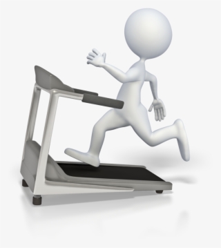Jpg Freeuse Library Cliparts For Free Download And - Stick Figure Running On Treadmill #10068152