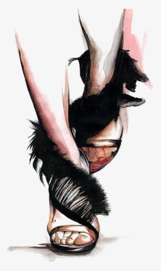 Fashion Illustrator Drawing Illustration Shoes Png - Illustration Fashion #10068283
