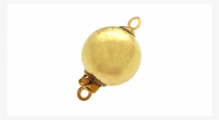 Gold Filled 5% 14k Gold Ball Pearl Clasp 7mm Gold Filled - Locket #10068336