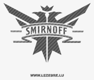 Sticker Carbone Smirnoff Logo - Smirnoff #10069398